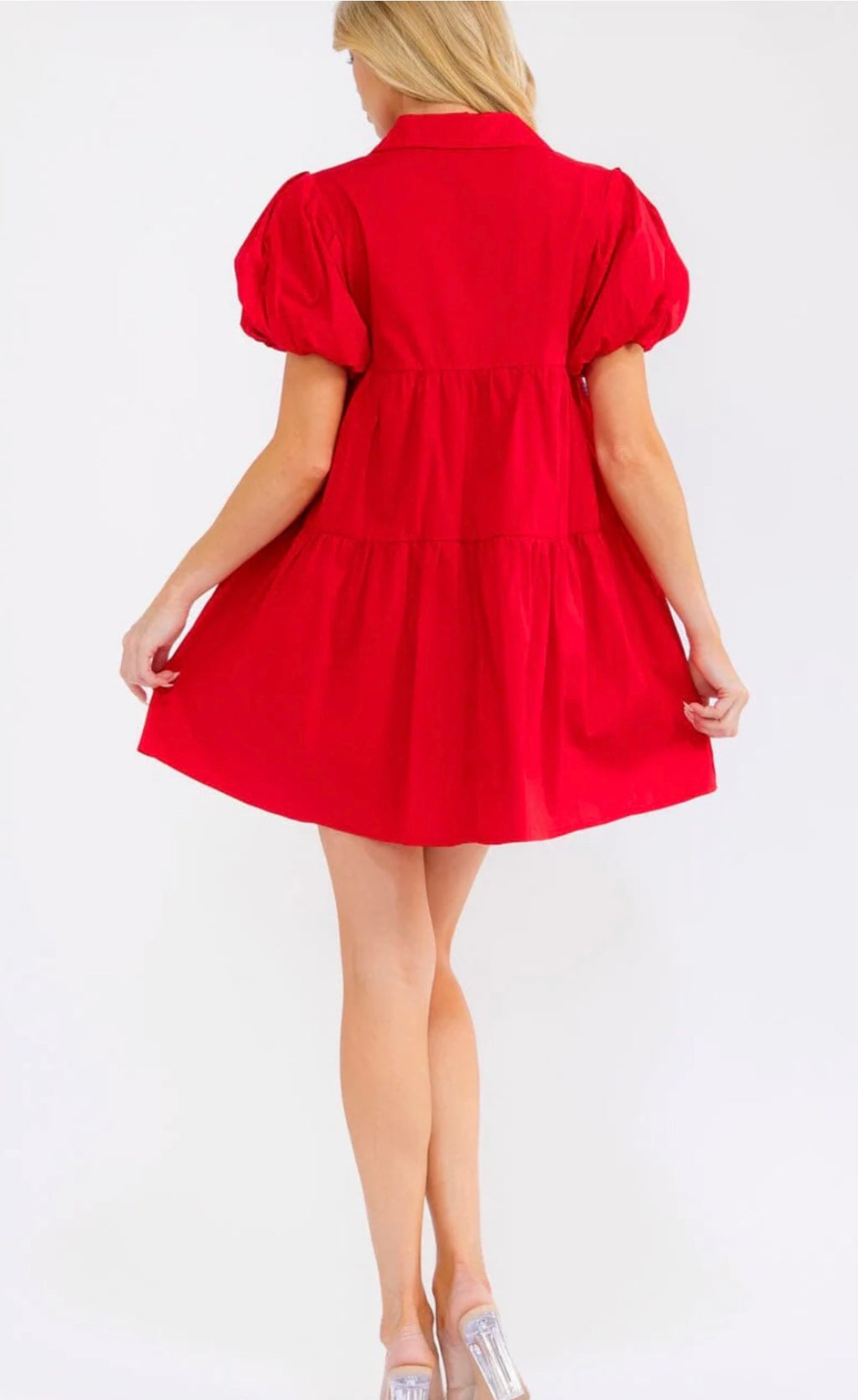 Women's Short Sleeve V-Neck Sequin Graphic Mini Dress